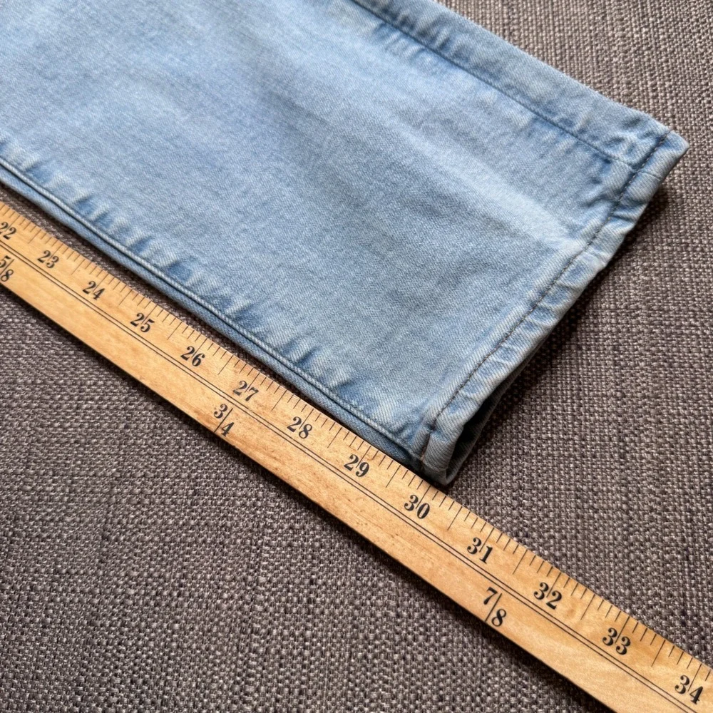 American Eagle Airflex+ Skinny Jeans Mens 33x32 Light Wash Stretch Denim